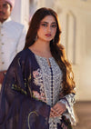 Close up image of YAZMIN beautiful Solid Dyed Lawn Front Side Pannel from ELAF's "ELAF EID EDIT" 2024 Collection.